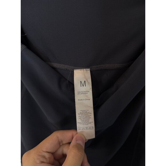 high-waisted athletic leggings grey women size M - Picture 4 of 4